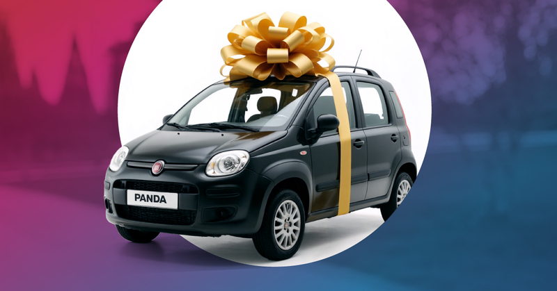 Auto FIAT PANDA - hlavní výhra v soutěži ROYAL SPA Auto FIAT PANDA - hlavní výhra v soutěži ROYAL SPA