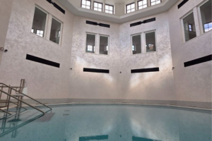 Termální bazén na Elišce Termální bazén na Elišce